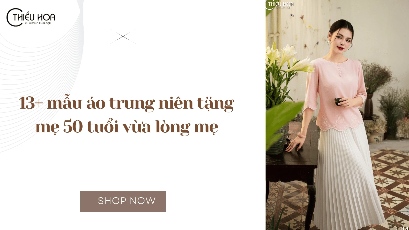 Tổng hợp 13+ mẫu áo trung niên tặng mẹ 50 tuổi vừa lòng mẹ