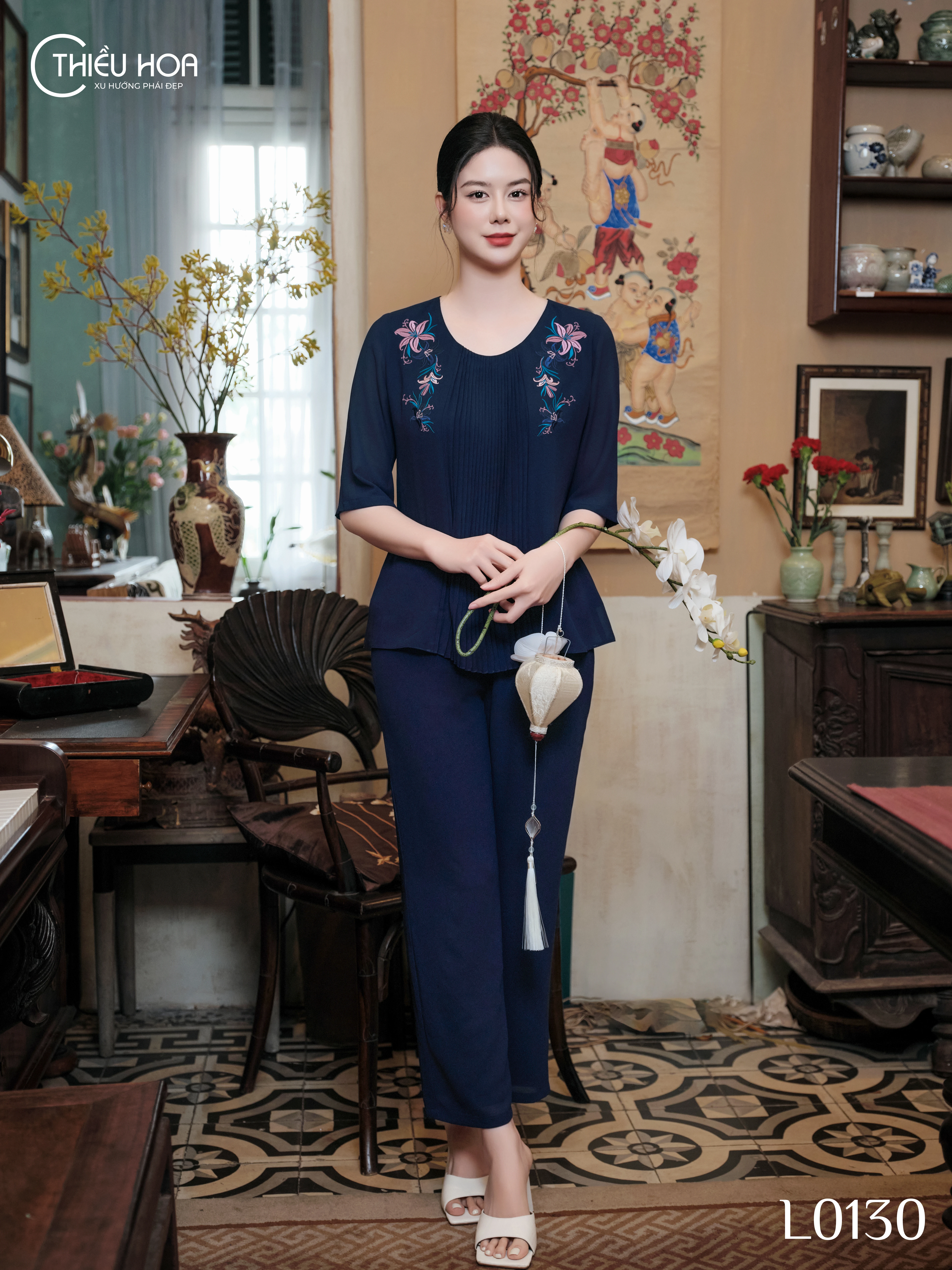 đồ bộ trung niên mặc nhà