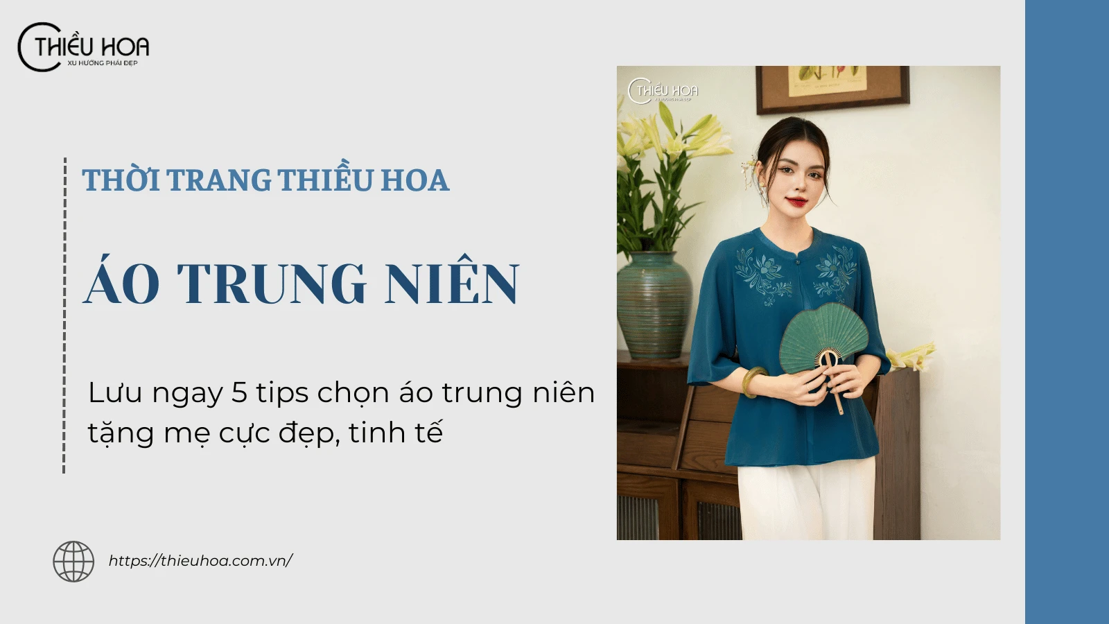 Lưu ngay 5 tips chọn áo trung niên tặng mẹ cực đẹp, tinh tế
