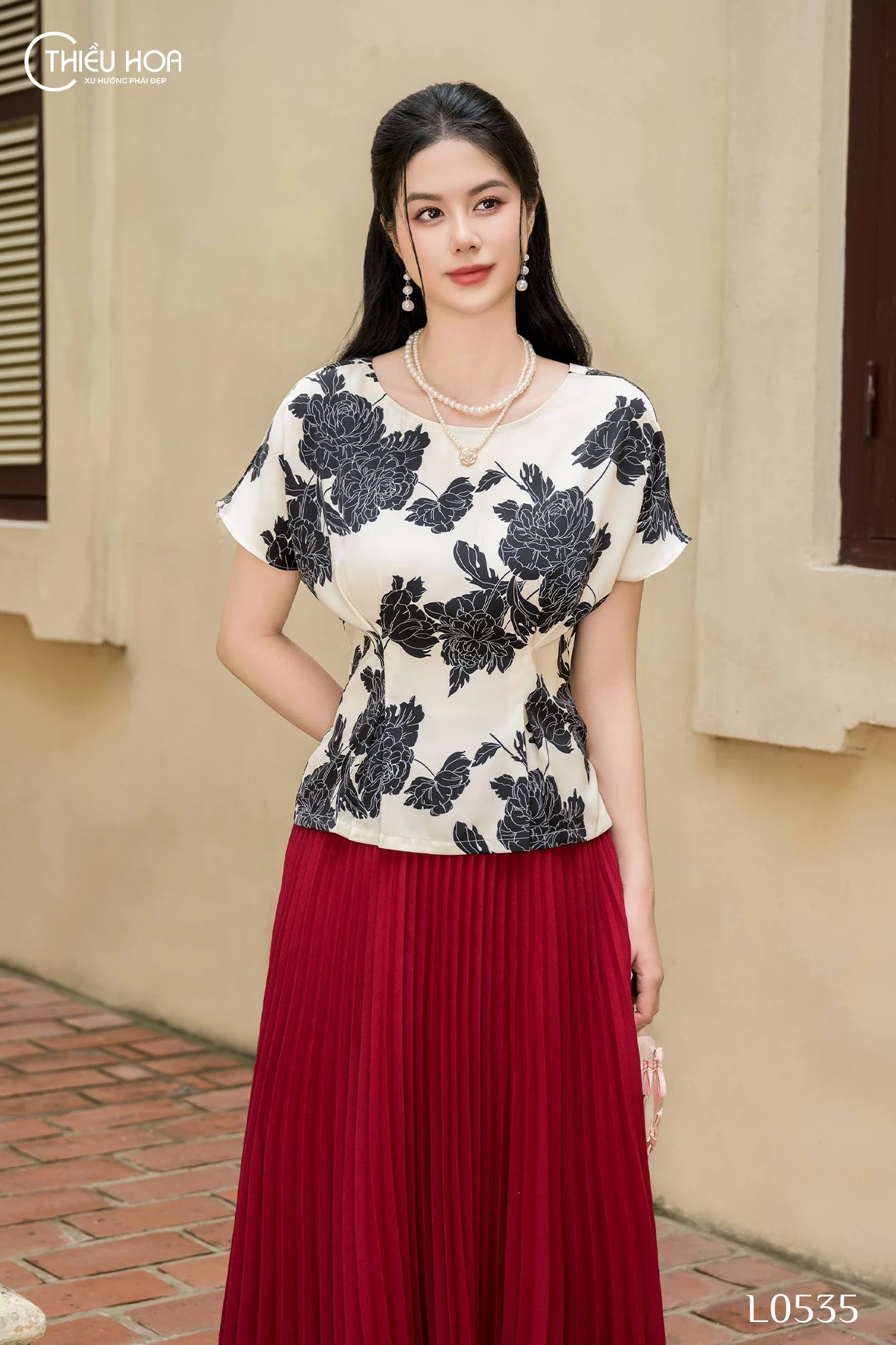 áo lụa nữ trung niên