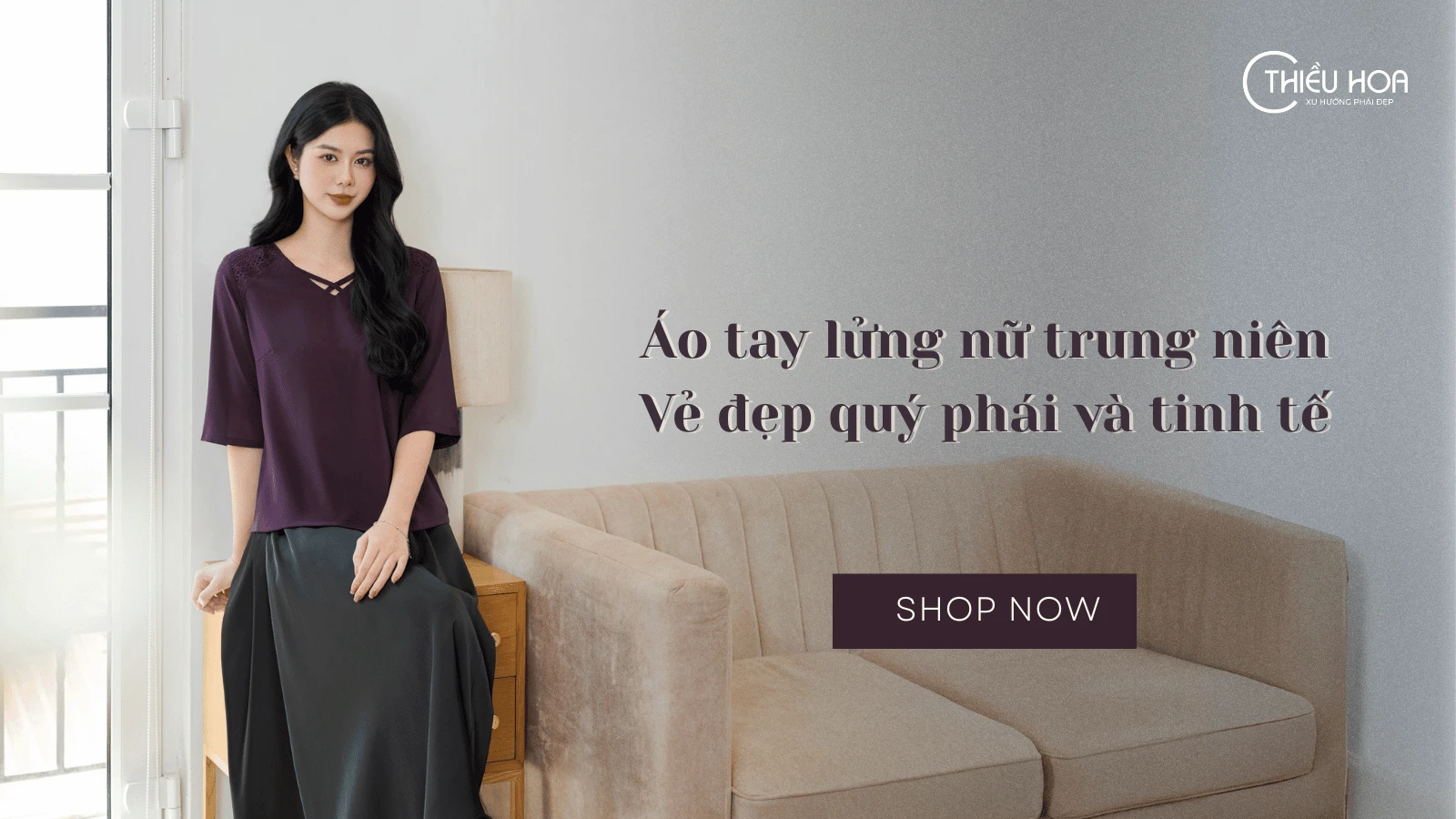 Áo tay lửng nữ trung niên - Vẻ đẹp quý phái và tinh tế