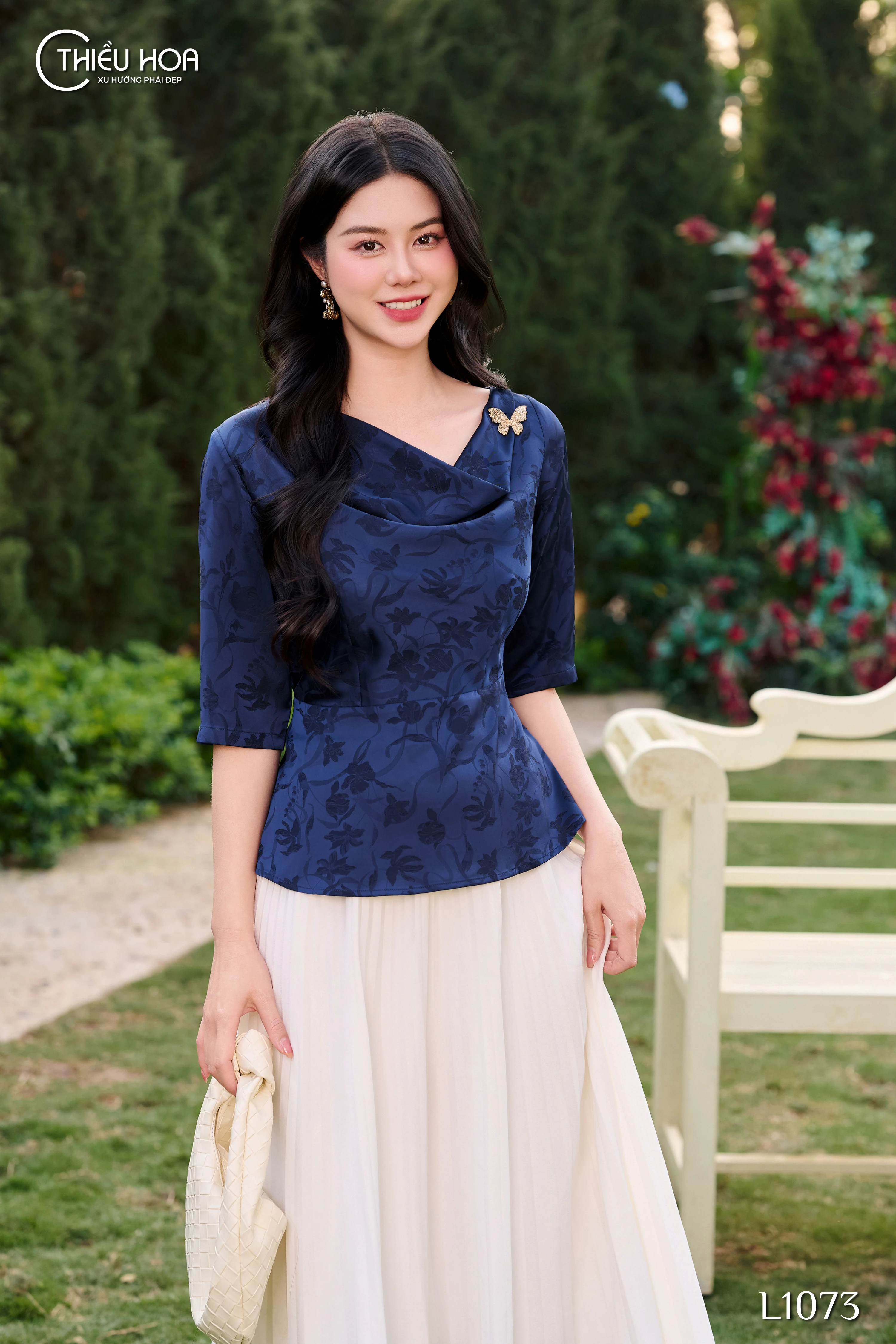 áo lụa nữ trung niên