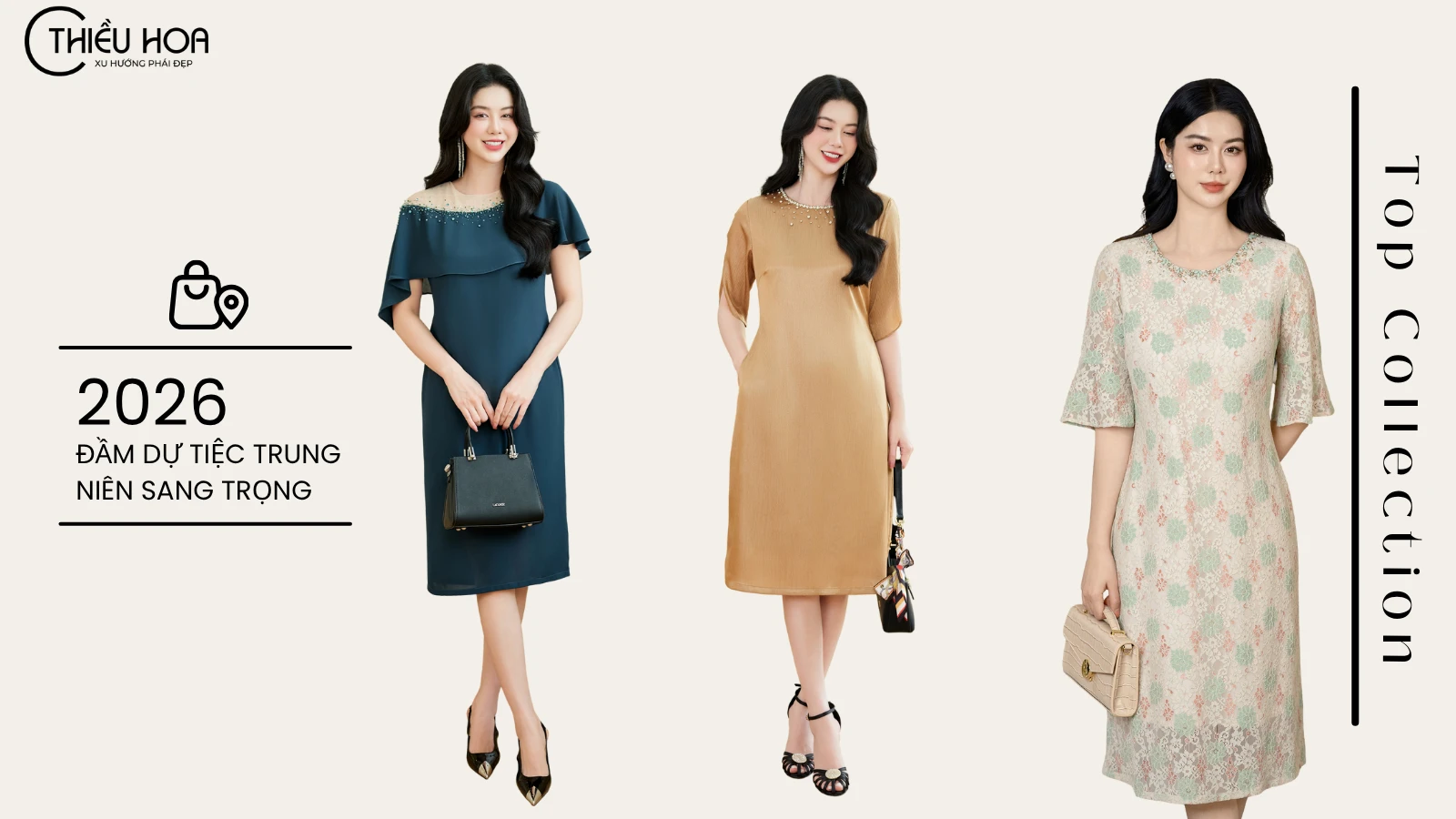 Top 5 Mẫu Đầm Dự Tiệc Trung Niên Sang Trọng 2026