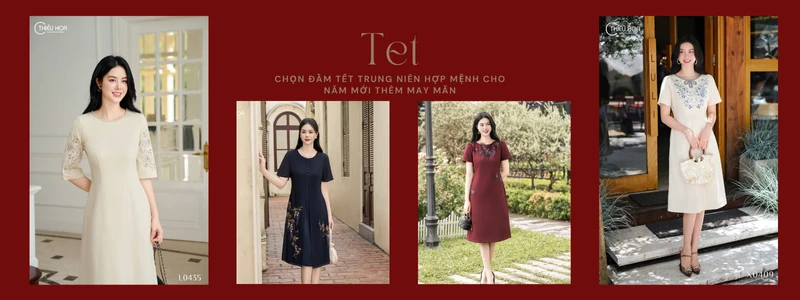 Chọn Đầm Tết Trung Niên Hợp Mệnh Cho Năm Mới Thêm May Mắn
