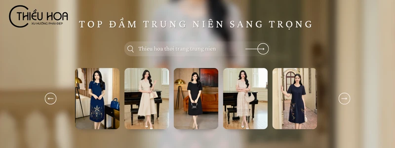 Top 7 Mẫu Đầm Dự Tiệc Trung Niên Sang Trọng 2025 Cho Quý Cô
