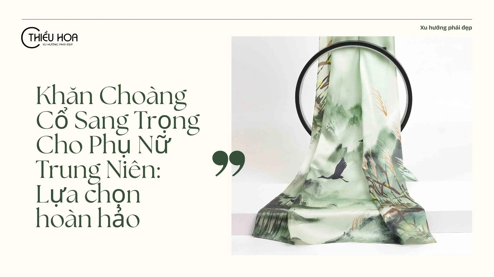 Khăn Choàng Cổ Sang Trọng Cho Phụ Nữ Trung Niên: Lựa chọn hoàn hảo