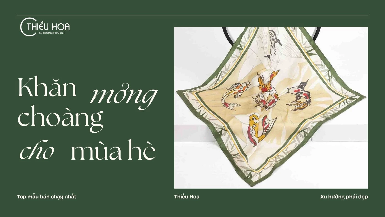 Khăn choàng mỏng nhẹ cho mùa hè – top mẫu bán chạy nhất