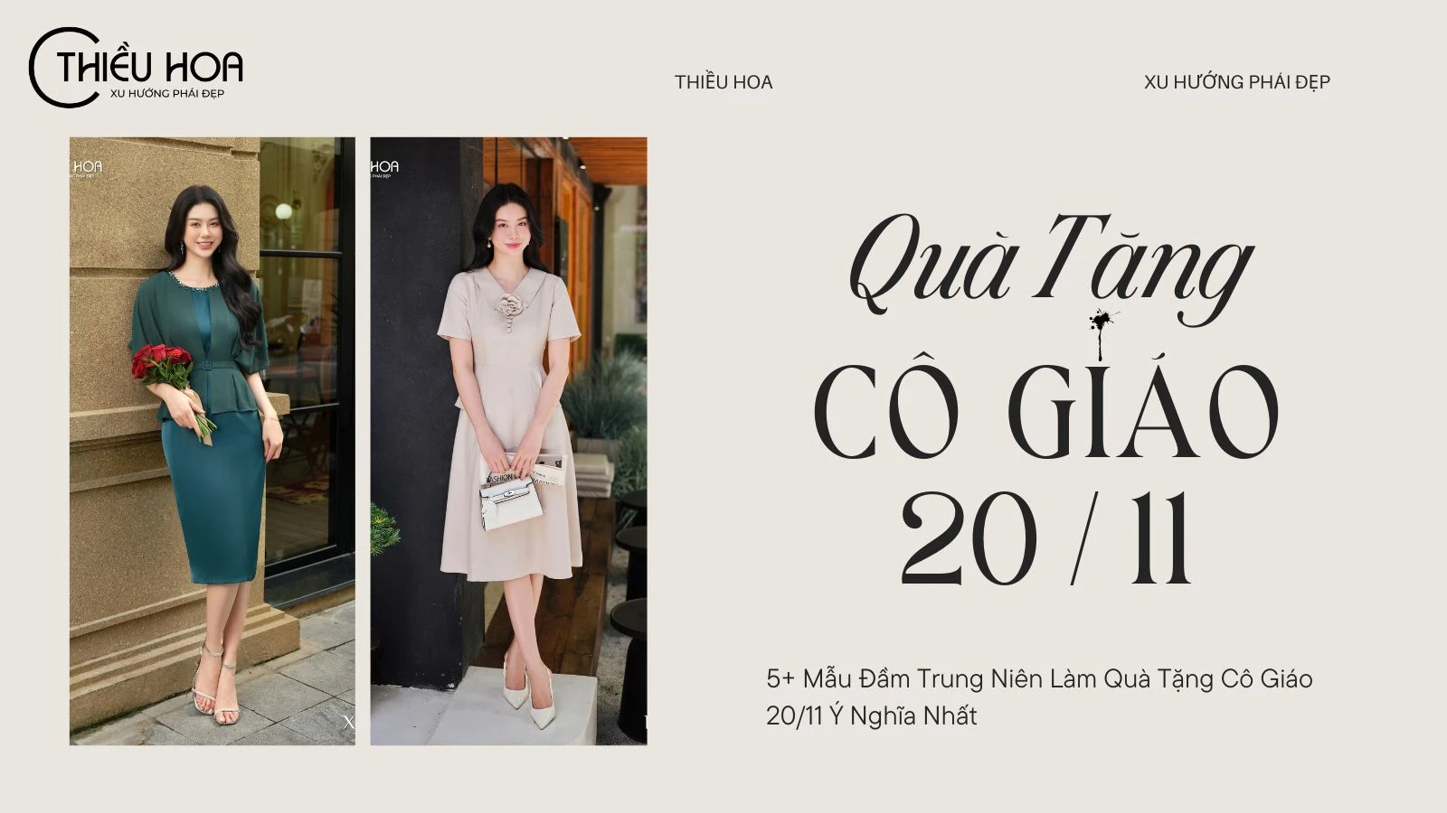 5+ Mẫu Đầm Trung Niên Làm Quà Tặng Cô Giáo 20/11 Ý Nghĩa Nhất