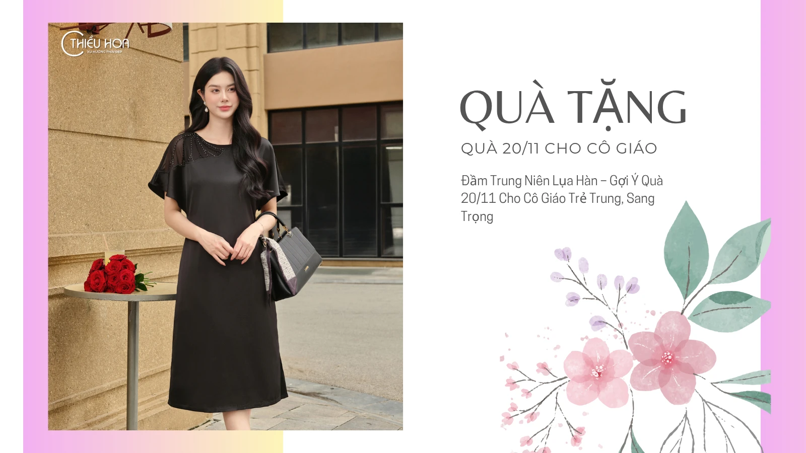 Đầm Trung Niên Lụa Hàn – Gợi Ý Quà 20/11 Cho Cô Giáo Trẻ Trung, Sang Trọng