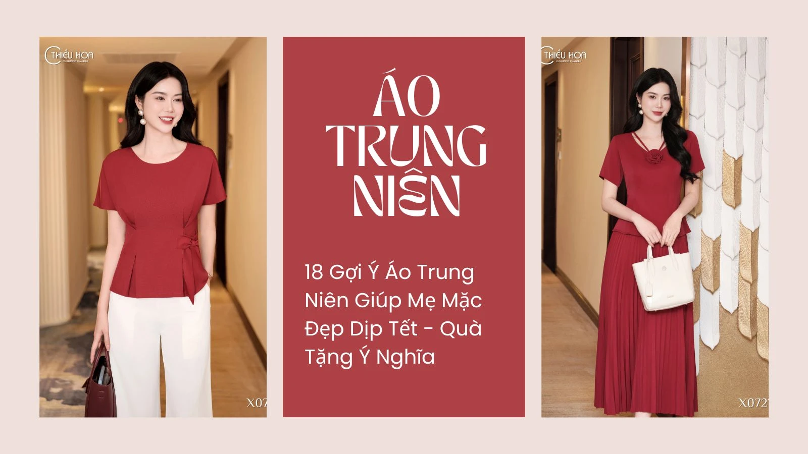 18 Gợi Ý Áo Trung Niên Giúp Mẹ Mặc Đẹp Dịp Tết - Quà Tặng Ý Nghĩa