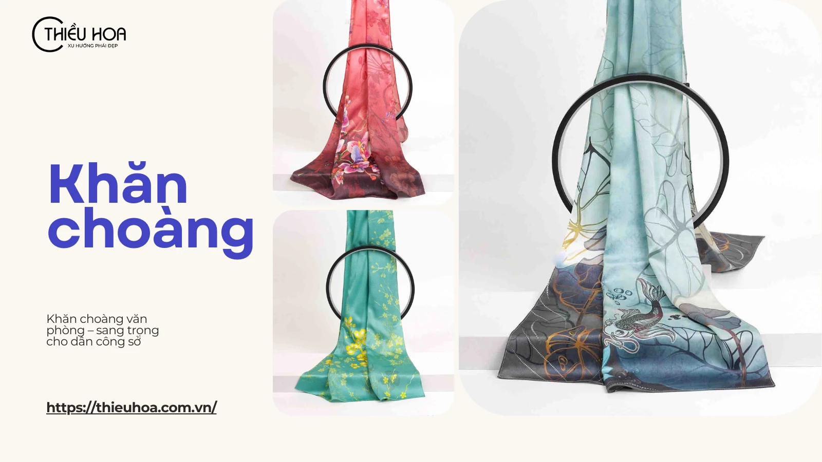 Khăn choàng văn phòng – sang trọng cho dân công sở