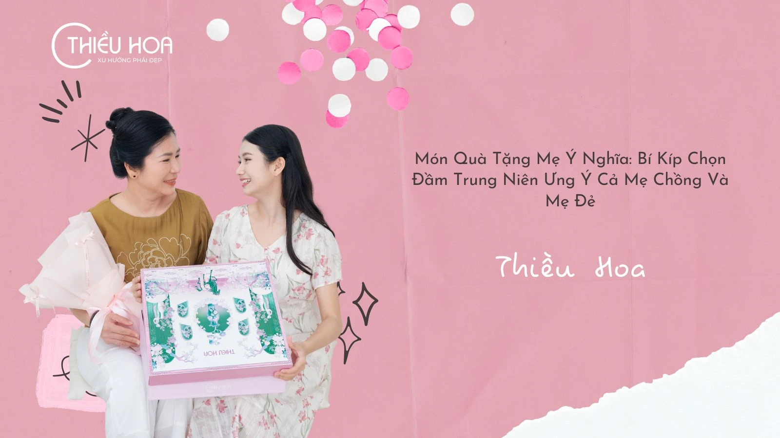 Món Quà Tặng Mẹ Ý Nghĩa: Bí Kíp Chọn Đầm Trung Niên Ưng Ý Cả Mẹ Chồng Và Mẹ Đẻ