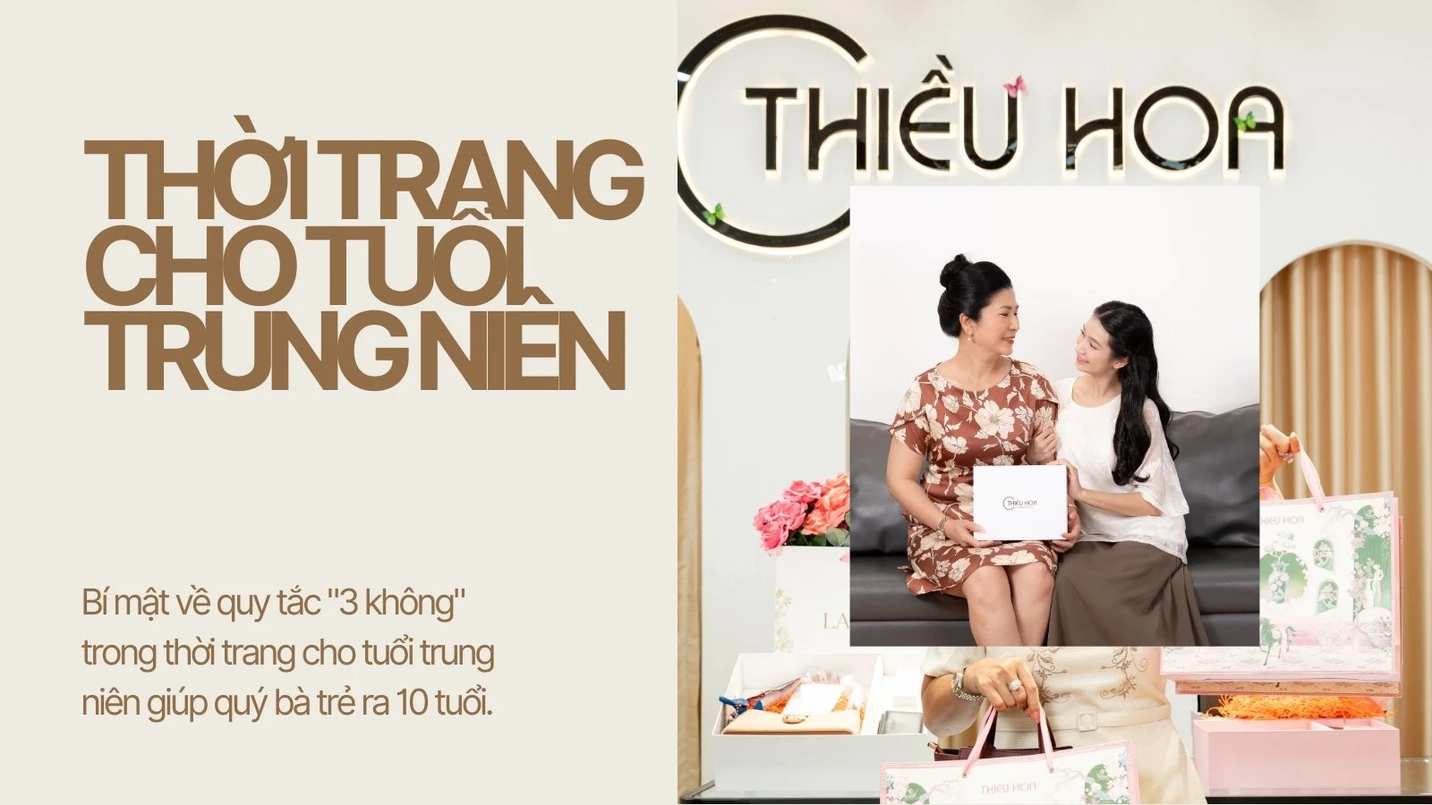 Bí mật về quy tắc "3 không" trong thời trang cho tuổi trung niên giúp quý bà trẻ ra 10 tuổi