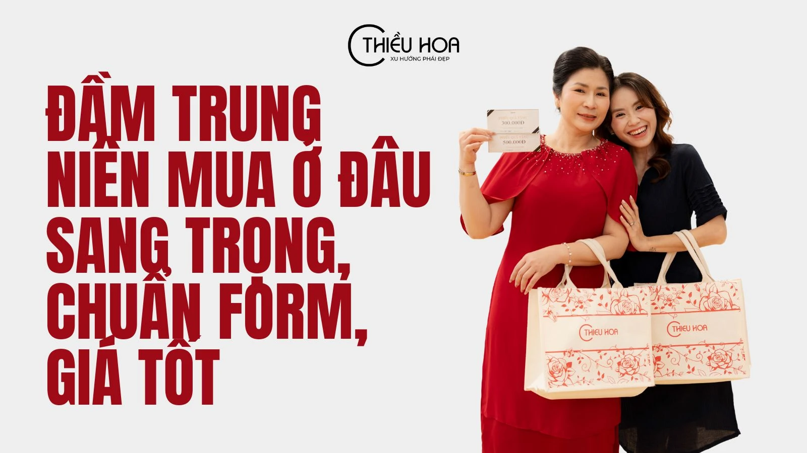 Đầm Trung Niên Mua Ở Đâu Sang Trọng, Chuẩn Form, Giá Tốt