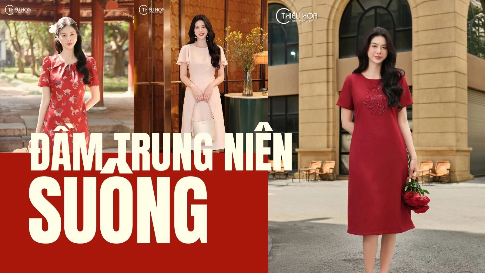 Top 7 mẫu đầm trung niên suông che khuyết điểm bụng hoàn hảo giúp quý cô tự tin tỏa sáng
