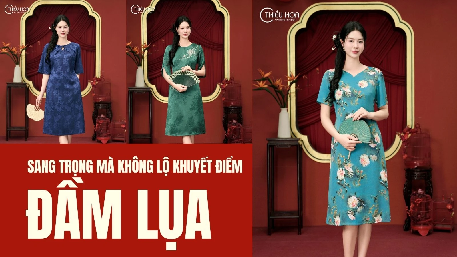 6+ Bí quyết chọn đầm lụa trung niên: Sang trọng mà không lộ khuyết điểm