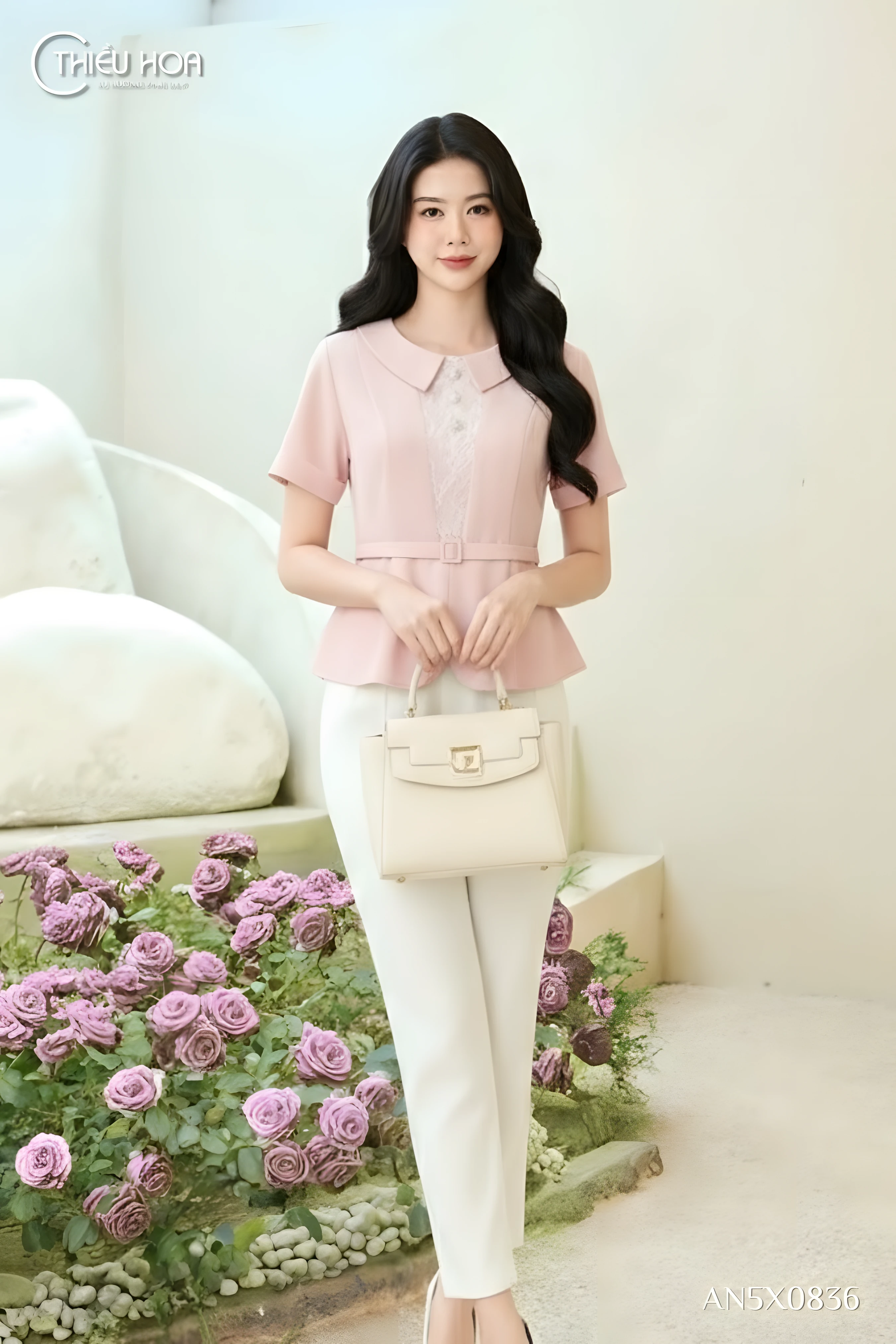 &aacute;o kiểu trung ni&ecirc;n m&atilde; AN5X0836