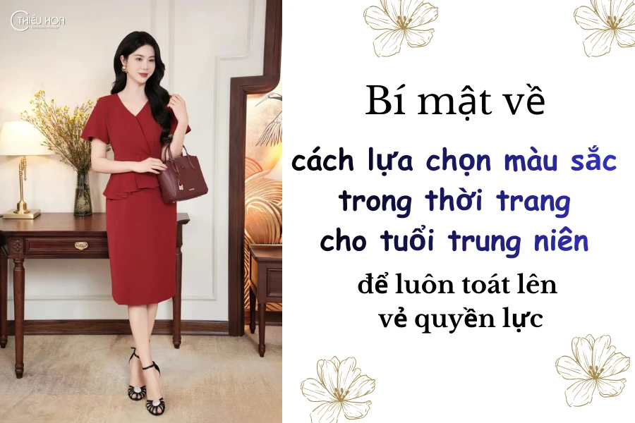 Bí mật về cách lựa chọn màu sắc trong thời trang cho tuổi trung niên để luôn toát lên vẻ quyền lực.