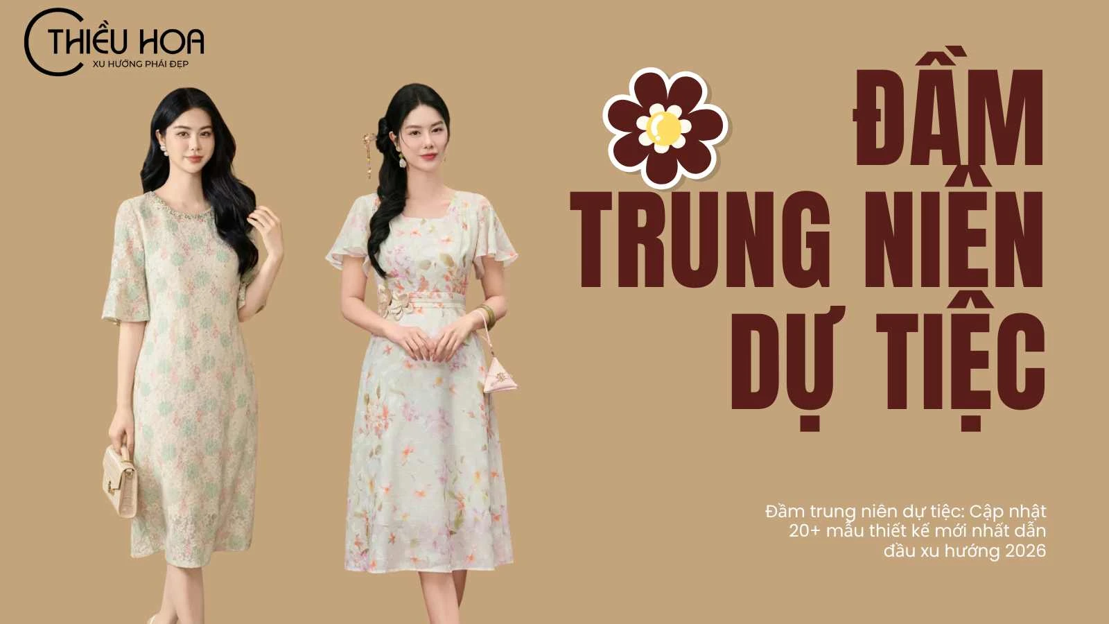 Đầm trung niên dự tiệc: Cập nhật 20+ mẫu thiết kế mới nhất dẫn đầu xu hướng 2026