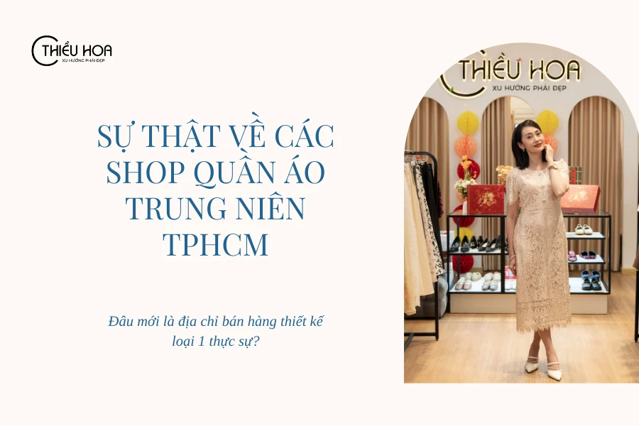 Sự thật về các shop quần áo trung niên TPHCM: Đâu mới là địa chỉ bán hàng thiết kế loại 1 thực sự?