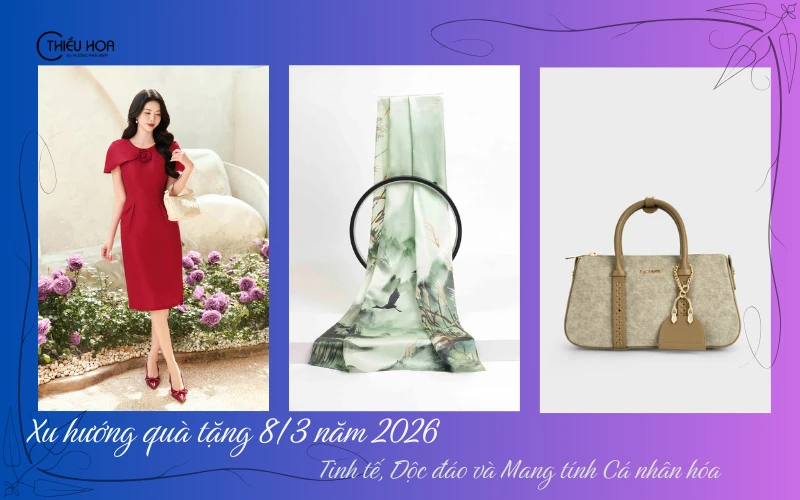 Xu hướng quà tặng 8/3 năm 2026: Tinh tế, Độc đáo và Mang tính Cá nhân hóa