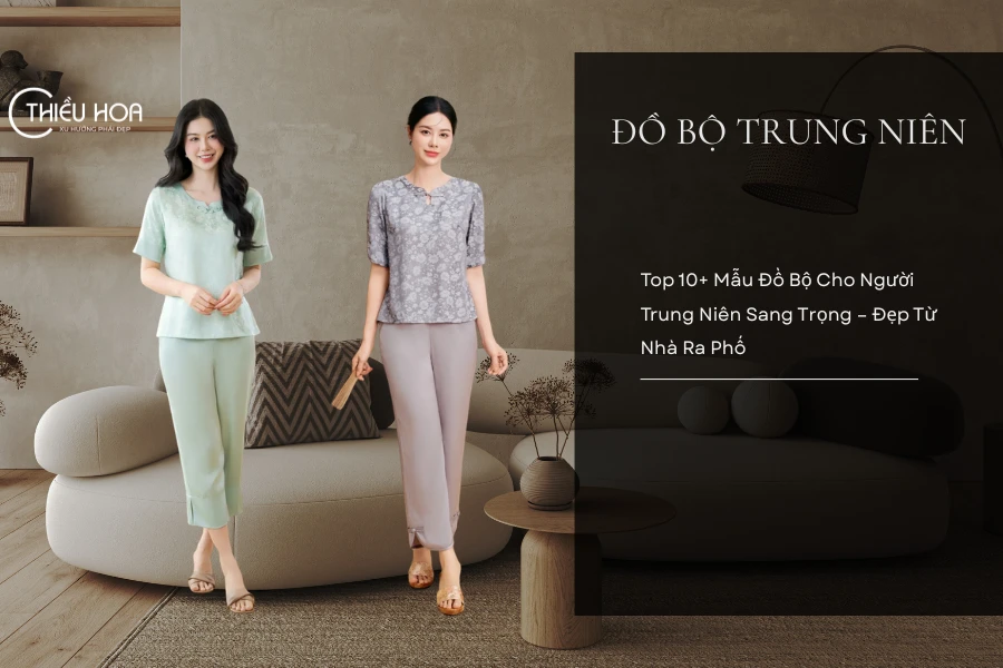 Top 10+ Mẫu Đồ Bộ Cho Người Trung Niên Sang Trọng – Đẹp Từ Nhà Ra Phố