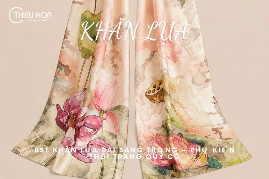 BST Khăn Lụa Dài Sang Trọng – Phụ Kiện Thời Trang Quý Cô
