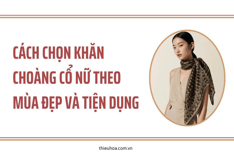 Cách chọn khăn choàng cổ nữ theo mùa đẹp và tiện dụng