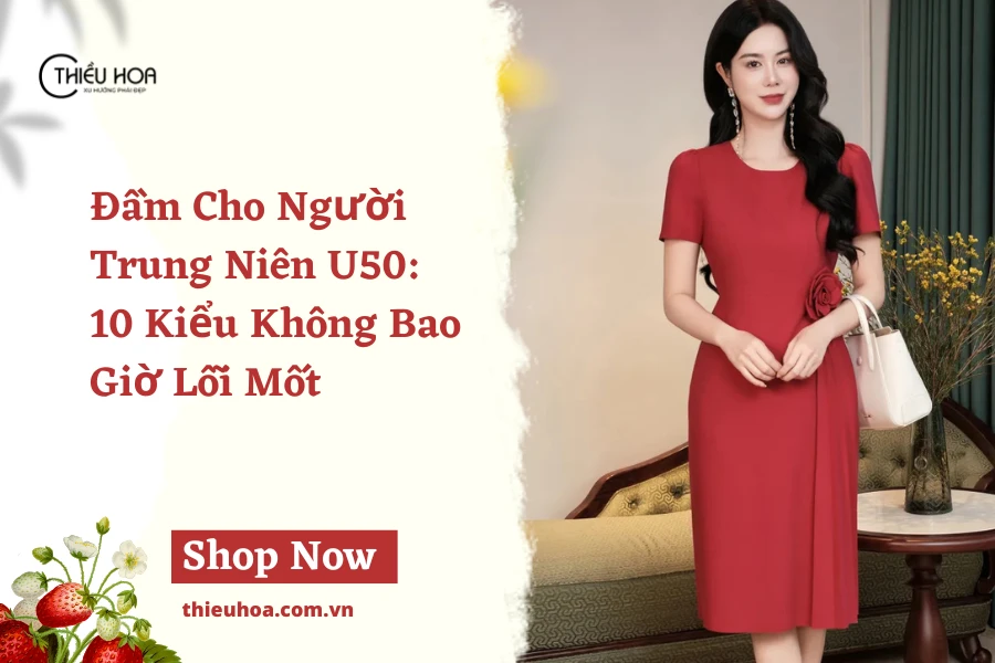 Đầm Cho Người Trung Niên U50: 10 Kiểu Không Bao Giờ Lỗi Mốt