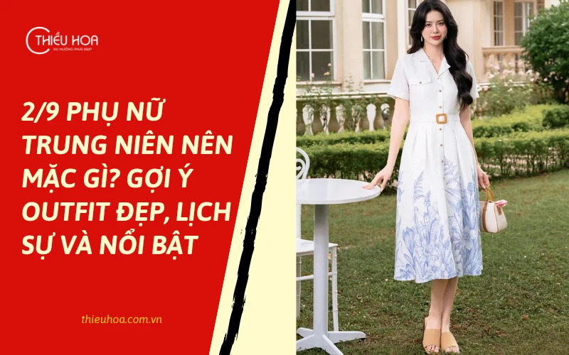 2/9 Phụ Nữ Trung Niên Nên Mặc Gì? Gợi Ý Outfit Đẹp, Lịch Sự Và Nổi Bật