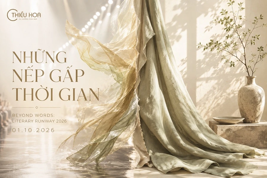 NHỮNG NẾP GẤP CỦA THỜI GIAN: CÁCH THIỀU HOA VIẾT LẠI VĂN HỌC BẰNG TÀ ÁO