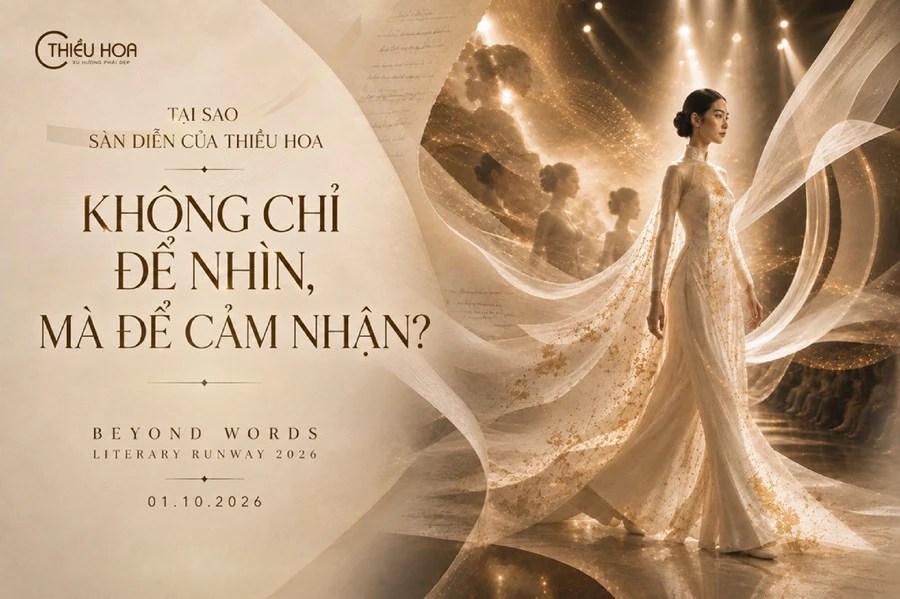 TẠI SAO SÀN DIỄN CỦA THIỀU HOA KHÔNG CHỈ ĐỂ NHÌN, MÀ ĐỂ CẢM NHẬN?