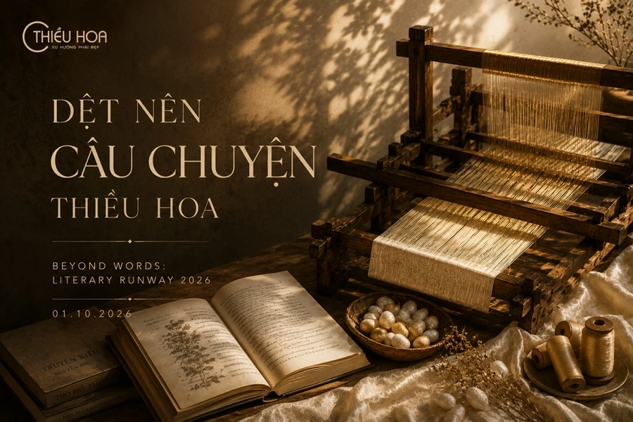 THIỀU HOA VÀ HÀNH TRÌNH DỆT NÊN MỘT CÂU CHUYỆN TRỌN VẸN 