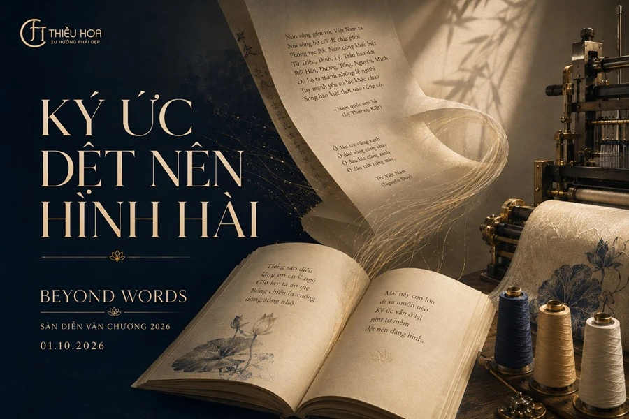 Thiều Hoa và nghệ thuật tạo hình từ những giá trị Việt trong thế giới thời trang cao cấp