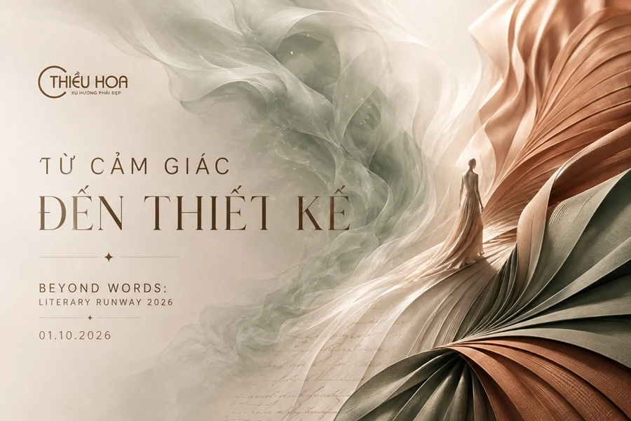THIỀU HOA VÀ CÁCH CHUYỂN MỘT CẢM GIÁC KHÓ GỌI TÊN THÀNH MỘT THIẾT KẾ CỤ THỂ