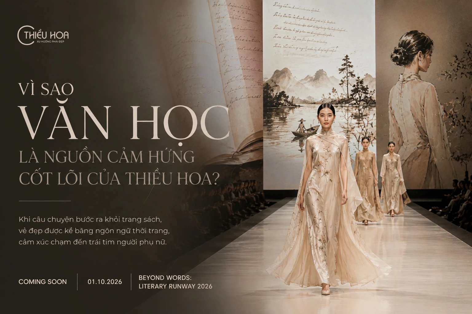 VÌ SAO THIỀU HOA CHỌN VĂN HỌC ĐỂ KỂ CÂU CHUYỆN CỦA MÌNH?