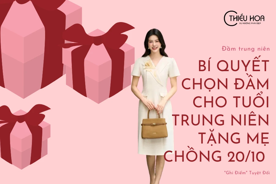 Bí Quyết Chọn Đầm Cho Tuổi Trung Niên Tặng Mẹ Chồng 20/10 "Ghi Điểm" Tuyệt Đối