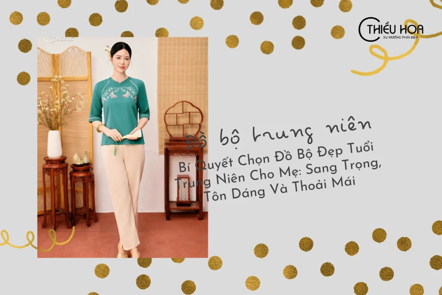 Bí Quyết Chọn Đồ Bộ Đẹp Tuổi Trung Niên Cho Mẹ: Sang Trọng, Tôn Dáng Và Thoải Mái