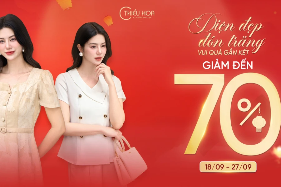 [MỚI] BÙNG NỔ CAMPAIGN TRUNG THU: DIỆN ĐẸP ĐÓN TRĂNG - VUI QUÀ GẮN KẾT (ƯU ĐÃI ĐẾN 70%)