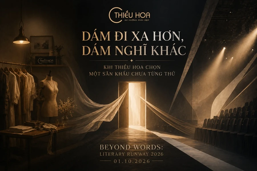 DÁM ĐI XA HƠN, DÁM NGHĨ KHÁC: KHI THIỀU HOA CHỌN MỘT SÂN KHẤU CHƯA TỪNG THỬ