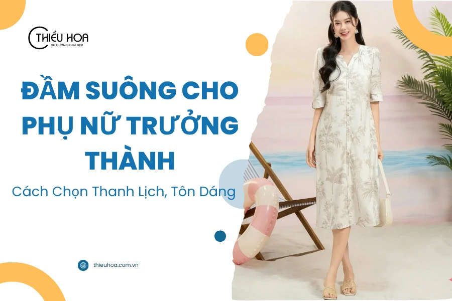 Đầm Suông Cho Phụ Nữ Trưởng Thành: Cách Chọn Thanh Lịch, Tôn Dáng