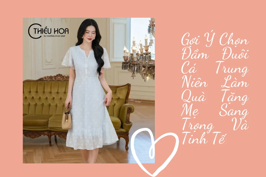 Gợi Ý Chọn Đầm Đuôi Cá Trung Niên Làm Quà Tặng Mẹ Sang Trọng Và Tinh Tế