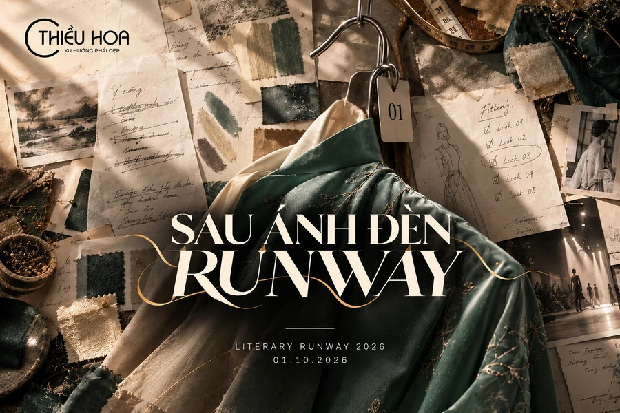 SAU ÁNH ĐÈN RUNWAY: HÀNH TRÌNH TỪ HẬU TRƯỜNG ĐẾN FASHION SHOW ĐẦU TIÊN CỦA THIỀU HOA