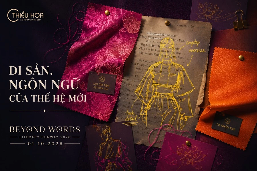 LÀM THẾ NÀO ĐỂ MỘT THIẾT KẾ CỦA THIỀU HOA CÓ THỂ "NÓI CHUYỆN" VỚI THẾ HỆ TRẺ ĐANG THAY ĐỔI TỪNG NGÀY?