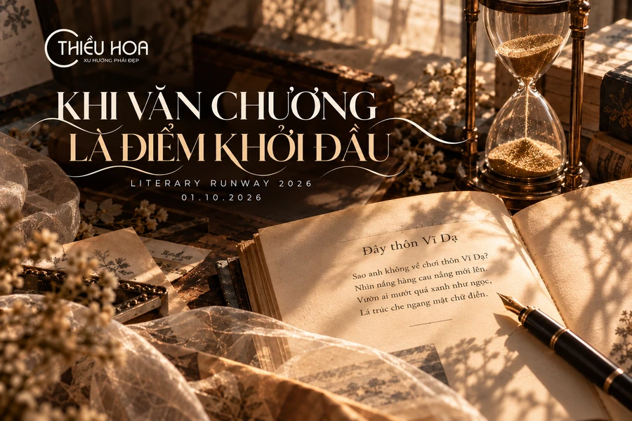 KHÔNG CHỌN CÔNG THỨC QUEN THUỘC, THIỀU HOA ĐƯA VĂN HỌC THÀNH ĐIỂM KHỞI ĐẦU CHO SÀN DIỄN ĐẦU TIÊN VÀO THÁNG 10/ 2026