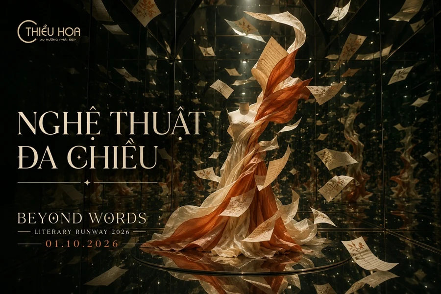 THỜI TRANG NHƯ MỘT TÁC PHẨM NGHỆ THUẬT SẮP ĐẶT: KHÁM PHÁ SÀN DIỄN CỦA THIỀU HOA NHƯ MỘT KHÔNG GIAN NGHỆ THUẬT ĐA CHIỀU 