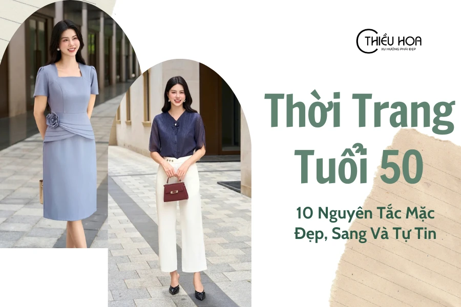 Thời Trang Tuổi 50: 10 Nguyên Tắc Mặc Đẹp, Sang Và Tự Tin | Thiều Hoa