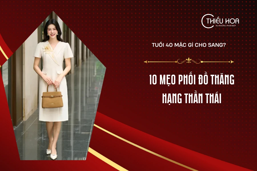 Tuổi 40 Mặc Gì Cho Sang? 10 Mẹo Phối Đồ Thăng Hạng Thần Thái