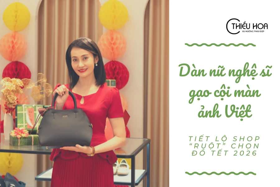 Dàn nữ nghệ sĩ gạo cội màn ảnh Việt tiết lộ shop “ruột” chọn đồ Tết 2026