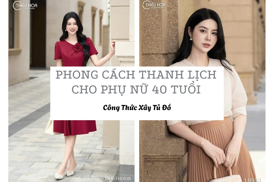 Phong Cách Thanh Lịch Cho Phụ Nữ 40 Tuổi: Công Thức Xây Tủ Đồ